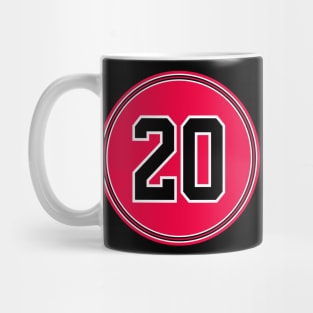 Adam Mokoka Number 20 Jersey Chicago Bulls Inspired Mug